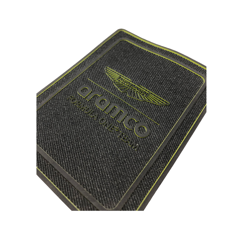 Woven Label Cloth Printing Silicone Three-Dimensional Thick Plate Silicone Heat Transfer Two-Color Silicone Trademark Heat Transfer High-Quality Auxiliary Materials