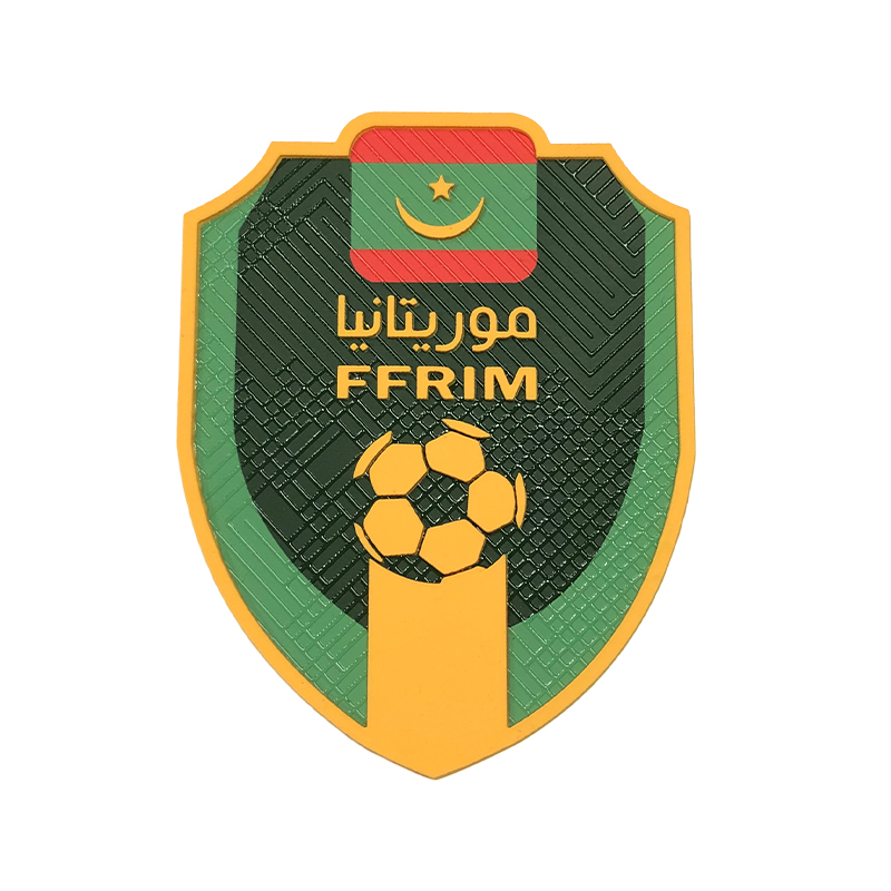 Silicone Heat Transfer Trademark Team Club Badge Positive Printing Thick Plate Silicone Clothing Logo High Quality Accessories