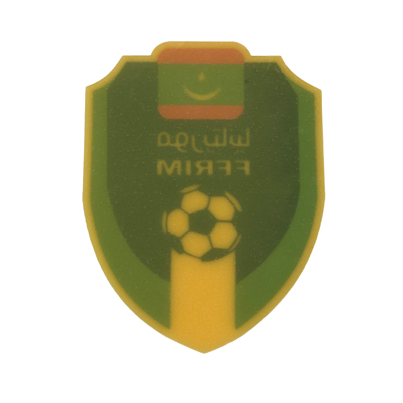 Silicone Heat Transfer Trademark Team Club Badge Positive Printing Thick Plate Silicone Clothing Logo High Quality Accessories